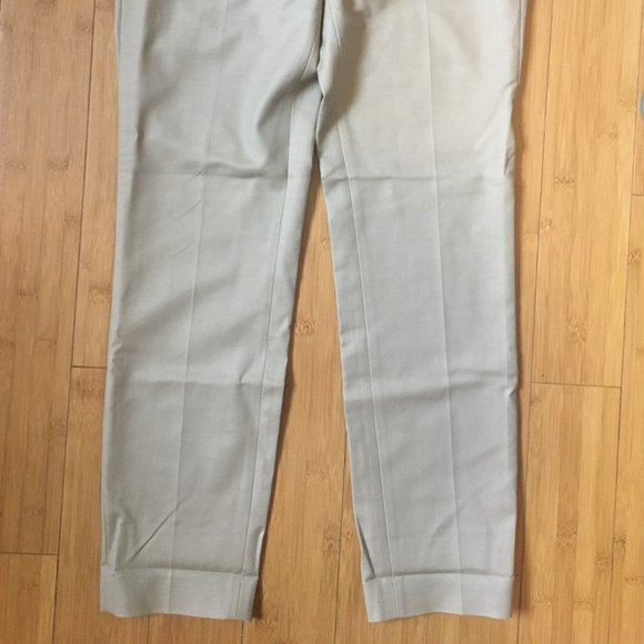 Zara Basics | Beige Cigarette Trousers/Pants (Made in Spain) - Picture 4 of 5